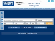 Tablet Screenshot of premierteamhomes.com
